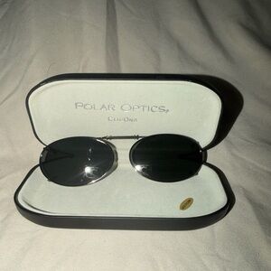Polar Optics Clip-On Sunglasses with case